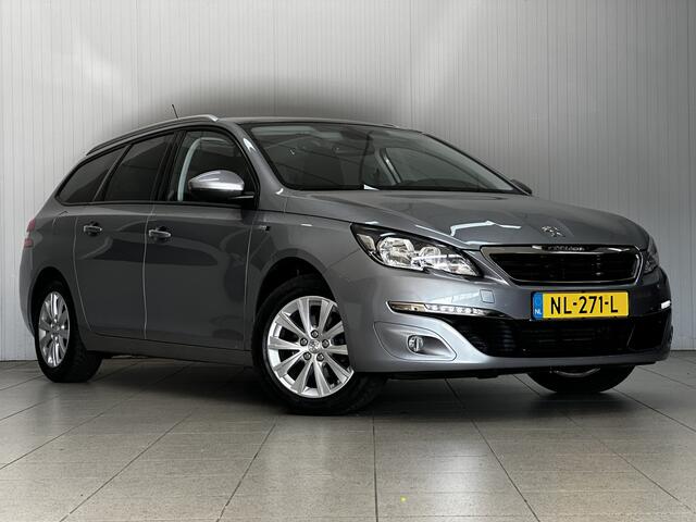 Peugeot 308 SW 1.2 PureTech Style/ D-Riem verv: 116.000 KM!/ Trekhaak/ 16'' LMV/ Panorama-Dak!/ DAB+/ Navi/ Clima/ Cruise/ Elek. pakket/ Isofix/ Bluetooth/ Multi. LEDER. Stuur/ Mistl./ PDC/ Extra getint glas.