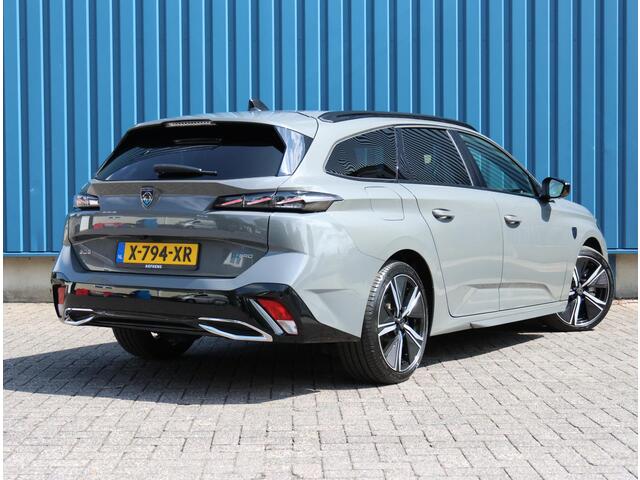 Peugeot 308 SW 1.6 Plug-in Hybrid 180PK GT | Schuif/Kanteldak | AppleCarPlay/AndroidAuto | 18"LMV | Navigatie | Adaptive Cruise Control | Climate Control | 360'Camera | Keyless entry | Alcantara/Leer | Privacy Glass |