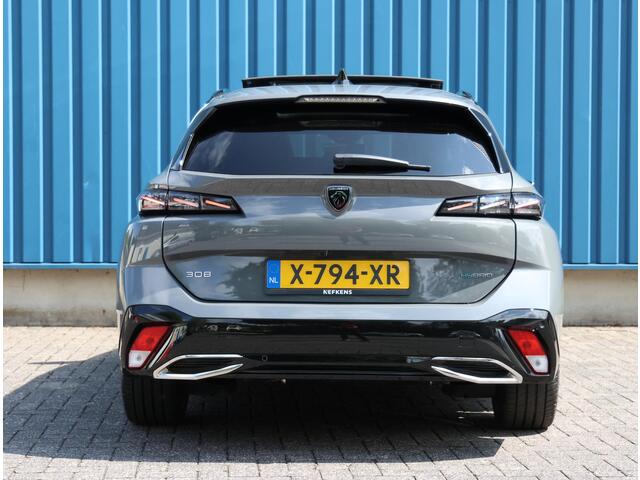 Peugeot 308 SW 1.6 Plug-in Hybrid 180PK GT | Schuif/Kanteldak | AppleCarPlay/AndroidAuto | 18"LMV | Navigatie | Adaptive Cruise Control | Climate Control | 360'Camera | Keyless entry | Alcantara/Leer | Privacy Glass |