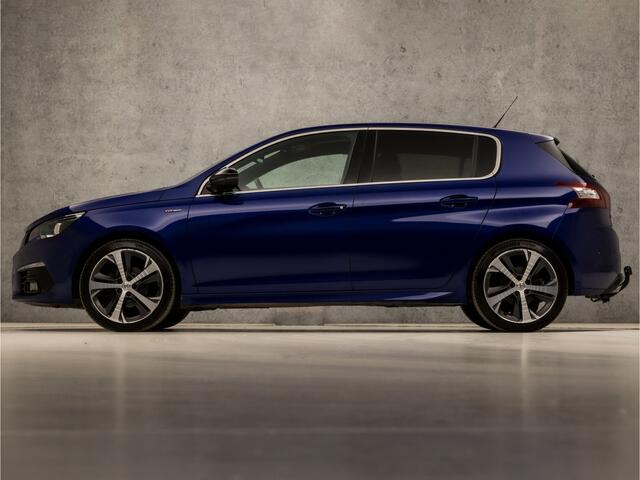 Peugeot 308 1.2 PureTech GT-Line Automaat (PANORAMADAK, APPLE CARPLAY, 360 CAMERA, LEDER/ALCANTARA, KEYLESS, SPORTSTOELEN, ADAPTIVE CRUISE, TREKHAAK, ZWART HEMEL, LED KOPLAMPEN, NIEUWSTAAT)