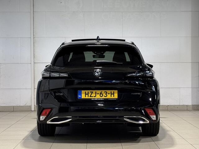 Peugeot 308 SW GT 1.6 HYbrid PHEV 180pk e-EAT8 | TREKHAAK | SCHUIF/KANTELDAK | ELEKTR. A.KLEP | ALCANTARA | 360° CAMERA |