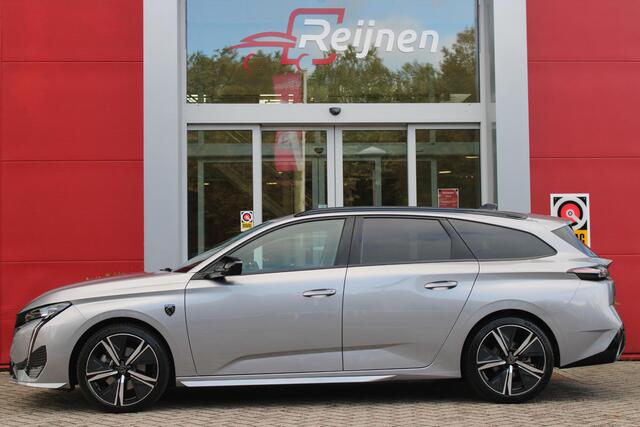 Peugeot 308 SW 1.2 130PK GT | 360° CAMERA | ELEKTRISCH BEDIENBARE ACHTERKLEP | FULL LED KOPLAMPEN | NAVIGATIE | DRAADLOZE APPLE CARPLAY/ANDROID AUTO | DRAADLOZE TELEFOONLADER | LICHTMETALEN VELGEN 18" "BLACK" | DODEHOEK DETECTIE | ADAPTIVE CRUISE CONTROL | KEYLESS EN