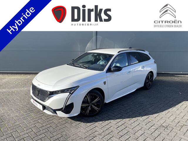 Peugeot 308 SW 180pk Hybrid GT (Leder incl verwarming/geheugen - Elektrische Klep - 360gr Camera - Keyless Entry - Adaptieve Cruise Controle - LED - i-cockpit)