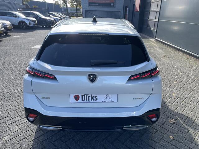 Peugeot 308 SW 180pk Hybrid GT (Leder incl verwarming/geheugen - Elektrische Klep - 360gr Camera - Keyless Entry - Adaptieve Cruise Controle - LED - i-cockpit)