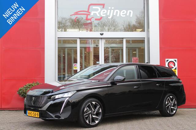 Peugeot 308 SW 1.2 Hybrid 145PK e-DCS6 ALLURE | AGR COMFORT STOELEN | AFNEEMBARE TREKHAAK | KEYLESS ENTRY/START | NAVIGATIE | DRAADLOZE APPLE CARPLAY/ANDROID AUTO | ACHTERUITRIJ CAMERA | STOEL/STUUR VERWARMING | LICHTMETALEN VELGEN 17" | ADAPTIVE CRUISE CONTROL | DAB