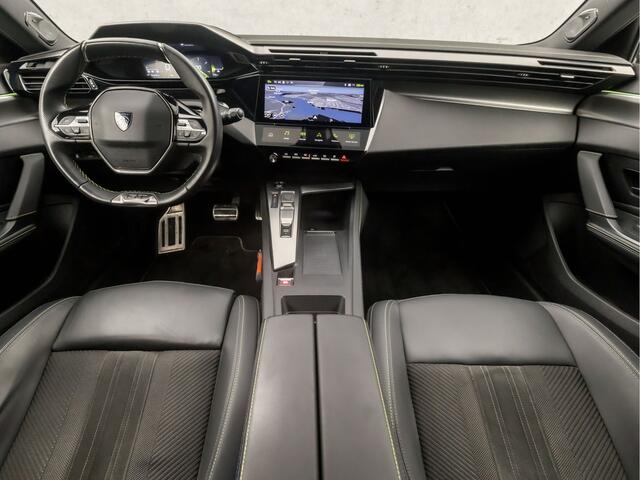Peugeot 308 1.2 PureTech GT Sport Automaat (APPLE CARPLAY, GROOT NAVI, LEDER/ALCANTARA, STUUR/STOELVERWARMING, 360 CAMERA, MEMORY SEATS, GETINT GLAS, KEYLESS, ADAPTIVE CRUISE, NIEUWSTAAT)