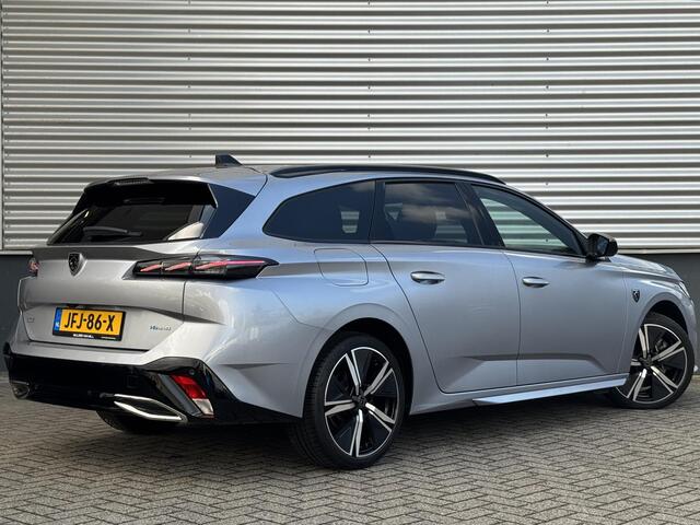 Peugeot 308 SW GT 1.6 HYbrid PHEV 225pk e-EAT8 | NAVI | STUUR+VOORRUITVERW. | FOCAL HIFI | ELEKTR. A.KLEP | 360° CAMERA | ALL-SEASONBANDEN | KEYLESS ENTRY |