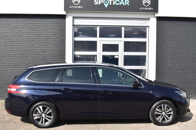 Peugeot 308 SW PureTech 130pk Tech Edition | Navigatie | Apple Carplay & Android Auto | Airco ECC | Adaptieve Cruise control | Trekhaak afneembaar | Dodehoek Detectie | Lichtmetalen Velgen | Isofix Bevestigingspunten | Zeer Compleet!!