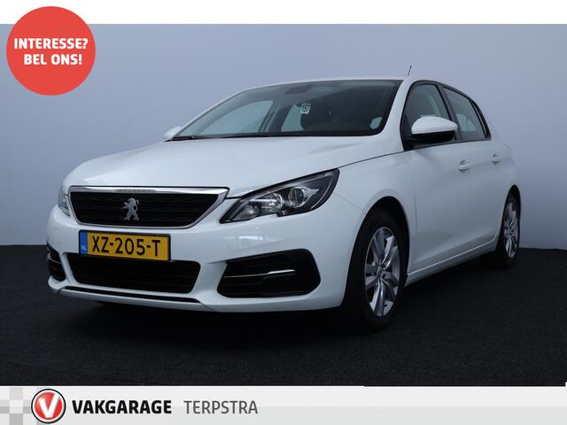 Peugeot 308 1.2 PureTech Active /D-Riem Verv. 180.000KM! /Trekhaak! /Apple + Android /DAB+! /Navi /Climat /Cruise /Elek. pakket /Bluetooth /LED Dagrijverl. /16"LMV /Getint glas /PDC /Isofix /Armsteun.