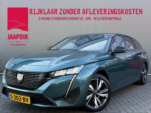 Peugeot 308 SW BWJ 2023 1.2 131 PK PureTech Allure TREKHAAK | FULL LED | HALF LEDER | KEYLESS | 360 CAMERA | CARPLAY + ANDROID | NAVI | CLIMA | CRUISE | LMV | PDC