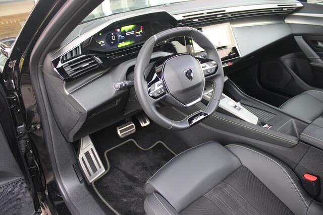 Peugeot 308 1.2 Hybrid 145PK AUTOMAAT GT PACK | PANORAMA SCHUIF/KANTEL DAK | AFNEEMBARE TREKHAAK | SENSATION PACK: FOCAL HIFI SYSTEM MET 10 SPEAKERS/DRAADLOZE TELEFOONLADER | 360 VISION & DRIVE ASSIST PLUS PACK: ACHTERUITRIJCAMERA 360° VISEOPARK (4-CAMERA'S)/PARKEERHULP VOOR + ACHTER/ANTIDIEFSTAL ALARM/3-D INSTRUMENTENPANEEL/CLEAN CABIN | ALCANTARA EXECUTIVE PACK: BEKLEDING ALCANTARA/KUNSTLEDER INCL. ELEKTRISCH VERSTELBARE AGR STOEL MET GEHEUGENFUNCTIE/VERWARMBARE VOORSTOELEN/MASSAGE FUNCTIE OP BEIDE VOORSTOELEN | 18" LICHTMETALEN VELGEN | NAVIGATIE | LED MATRIX KOPLAMPEN | KEYLESS ENTRY/START | GELAAGDE VOORPORTIERRUITEN | SFEER VERLICHTING | DRAADLOZE APPLE CARPLAY/ANDROID AUTO | VERLICHT LOGO | DODEHOEK DETECTIE |