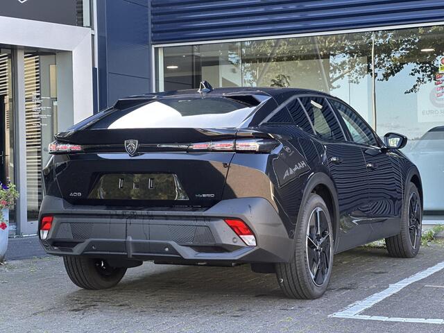Peugeot 408 1.6 HYbrid 225 EAT8 Allure Avantage | Rondomcamera | Adaptive Cruise Control | Apple Carplay/Android Auto | Stoel-/Stuurverwarming | AGR bestuurderstoel | Draadloze telefoonlader | Keyless Entry/Start |