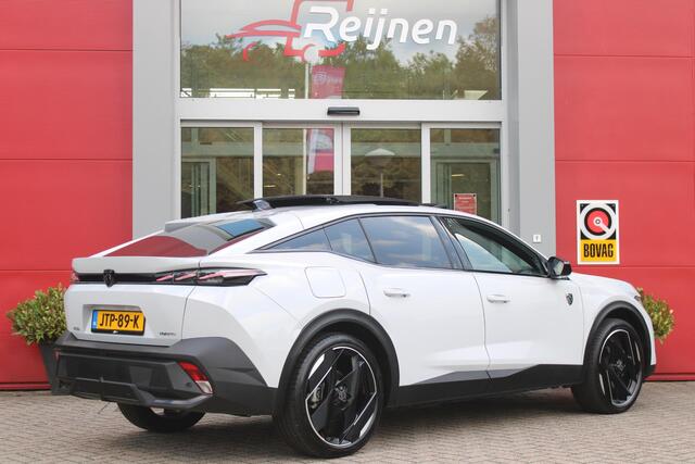 Peugeot 408 1.6 HYbrid 225PK EAT8 GT | PANORAMA SCHUIF/KANTEL DAK | ELEKTRISCH VERSTELBARE VOORSTOELEN MET MASAGE FUNCTIE | VOORSTOELEN VERWARMBAAR | STUUR VERWARMING | SFEER VERLICHTING | 20" LICHTMETALEN VELGEN | ELEKTRISCH BEDIENBARE ACHTERKLEP | LED MATRIX KOPLAMPEN | 360° CAMERA | PARKEERSENSOREN VOOR + ACHTER | DRAADLOZE TELEFOONLADER | DRAADLOZE APPLE CARPLAY/ANDROID AUTO | NAVIGATIE | DODEHOEK DETECTIE | ADAPTIVE CRUISE CONTROL |