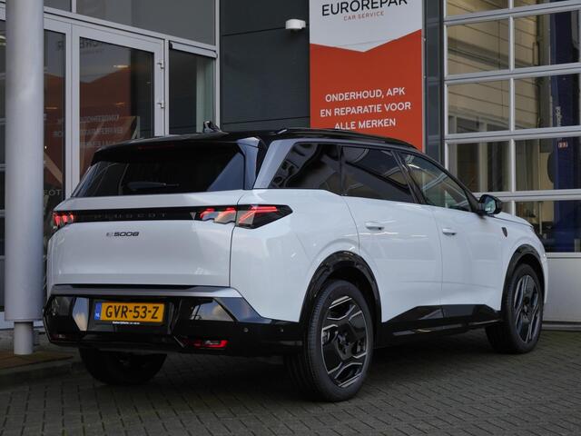 Peugeot 5008 e-5008 GT Avantage 73 kWh | Demo | Lederen bekleding | Panoramadak | 20inch velgen | Rondom Camera | Stoelverwarming v+a | 7 Persoons | Zeer compleet!