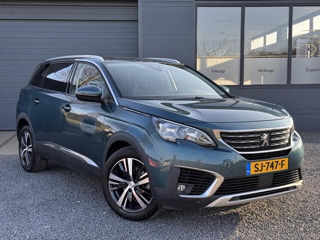 Peugeot 5008 1.2 PureTech Allure 7 Persoons,Automaat,Trekhaak,Pano,Navi,Stoelverwarming,Clima,Cruise,131pk,Halfleder,Pdc V+A,Lmv 18'',Apk tot 10-2025