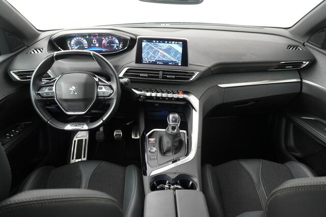 Peugeot 5008 BWJ 2020 1.2 PureTech 131 PK Blue Lease GT-Line 7 PERS. / AFN. TREKHAAK / SCHUIF PANODAK / FULL LED / DAB+ / LMV 19 INCH / NAVI / CLIMA / CRUISE / CAMERA 360 / PDC / PRIV. GLAS / ELEK. ACHTERKLEP / MULTIFUNCT. STUUR / ISOFIX / KEYLESS