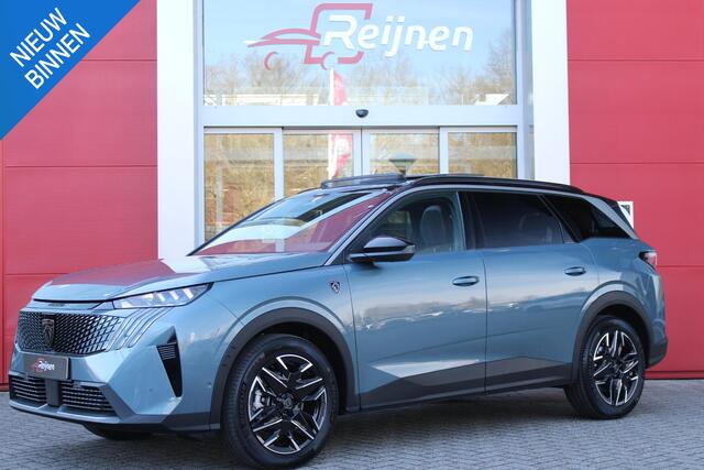 Peugeot 5008 1.2 Hybrid 136PK AUTOMAAT GT | PANORAMISCH SCHUIFDAK PACK | ALCANTARA BEKLEDING | ELEKTRISCH VERSTELBARE VOORSTOELEN MET GEHEUGENFUNCTIE | ACHTERBANK VERWARMD | DODEHOEK DETECTIE | 7-PERSOONS | ADAPTIVE CRUISE CONTROL | STOEL/STUUR VERWARMING | DRAADLOZE 
