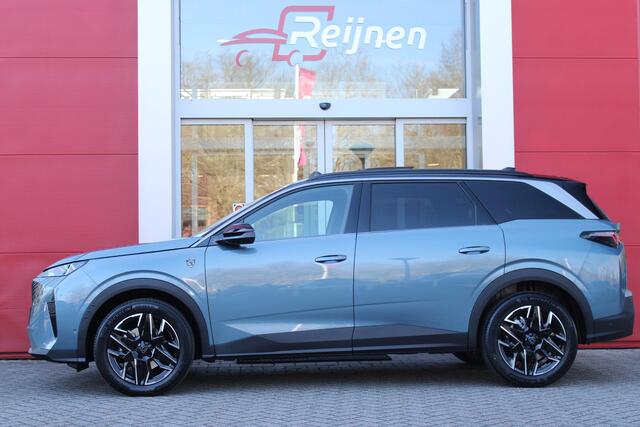 Peugeot 5008 1.2 Hybrid 136PK AUTOMAAT GT | PANORAMISCH SCHUIFDAK PACK | ALCANTARA BEKLEDING | ELEKTRISCH VERSTELBARE VOORSTOELEN MET GEHEUGENFUNCTIE | ACHTERBANK VERWARMD | DODEHOEK DETECTIE | 7-PERSOONS | ADAPTIVE CRUISE CONTROL | STOEL/STUUR VERWARMING | DRAADLOZE 