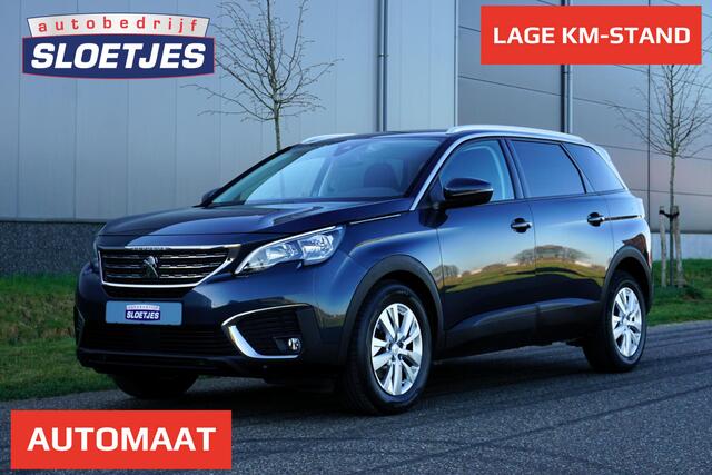 Peugeot 5008 1.2 PureTech Active Automaat |131 pk |Metallic blauw |Parkeersensoren |Navigatie |DAB |Carplay |Android auto |Lichtmetalen velgen