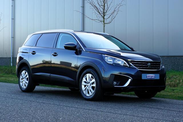 Peugeot 5008 1.2 PureTech Active Automaat |131 pk |Metallic blauw |Parkeersensoren |Navigatie |DAB |Carplay |Android auto |Lichtmetalen velgen