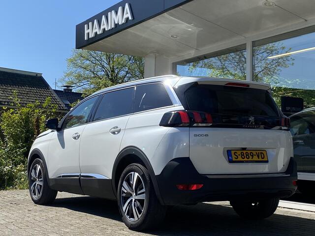 Peugeot 5008 1.2T 130pk Allure Pack Business | 7 zitplaatsen | Afneembare trekhaak | Navigatie | Achteruitrijcamera | Dodehoek detectie | Climate Control | Keyless Entry