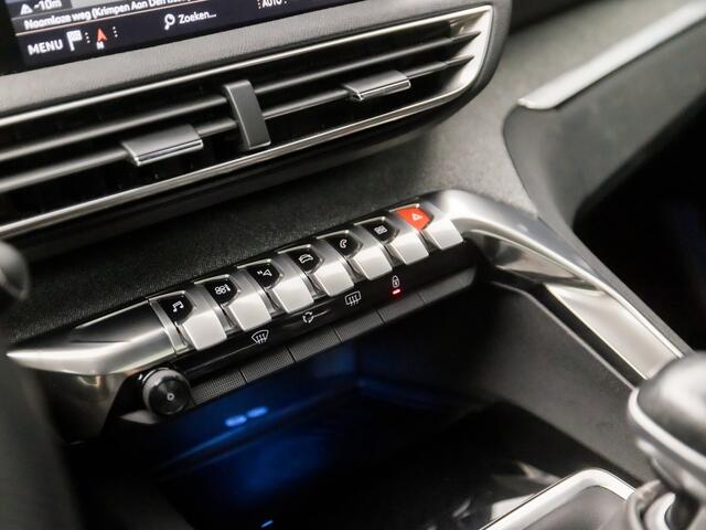 Peugeot 5008 1.2 PureTech GT-Line 7 Persoons (PANORAMADAK, APPLE CARPLAY, GROOT NAVI, 360 CAMERA, LEDER, SPORTSTOELEN, LED KOPLAMPEN, KEYLESS, DAB+, NIEUWE APK, NIEUWSTAAT)