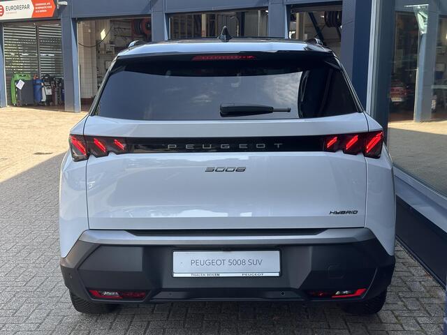Peugeot 5008 1.2 Hybrid 145 GT Automaat | Alcantara Stoelen | Panorama Schuif-/Kanteldak | Zeer complete Demo van 2025 ! | Navigatie | 360 Graden Camera | 7 Zitplaatsen | Adaptieve Cruise Control | 3-Zone Climate Control | Full LED Verlichting | All Season Banden | Ke