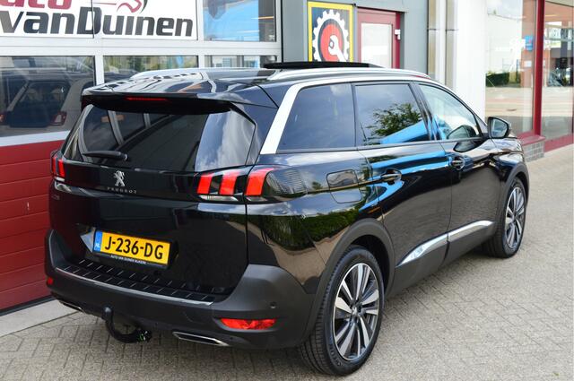 Peugeot 5008 1.2 PureTech Allure O.a: Vol Leder, Key-less, Afn. trekhaak, Open dak, Carplay, Pdc, Etc. All-in prijs!