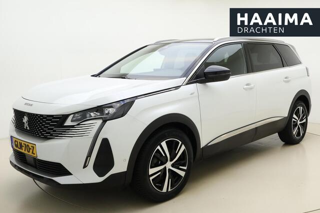Peugeot 5008 1.2 Hybrid 136 GT | AUTOMAAT | 7-persoons | Parkeer Camera Voor & Achter | Adaptief Cruise Control | Navigatie | Lende Steun Verstelling | DAB+ | Apple Carplay & Android Auto |