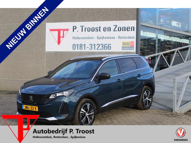 Peugeot 5008 1.2 PureTech GT-Line 7-zits Navigatie/18 Inch L.M Velgen/Parkeersensoren V&A/Parkeer Camera/Bluetooth/Cruise Control/Lane Assist/Digital Desk/Full Options.