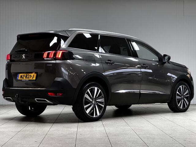 Peugeot 5008 1.2 PureTech Blue Lease Premium /D-Riem Verv. 161.000KM! /7-Persoons! /Trekhaak /Apple + Android /Dodehoek Detec. /Lane Assist /Grootlichtass. /Camera /DAB+! /Navi /Climat /Cruise /Elek. pakket /Bluetooth /19"LMV
