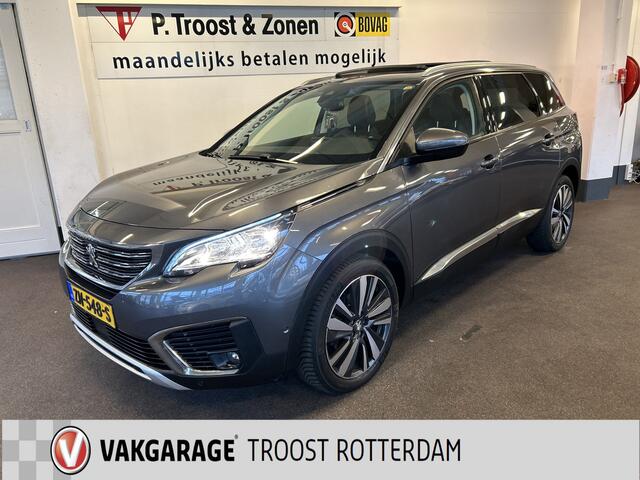 Peugeot 5008 1.6 BlueHDI Blue Luxury Premium 7 Persoons | Panoramadak | 360 Camera | Digital dashboard | Cruise control | Climate control | Half-Lederen bekleding | Apple carplay | Navigatie | LED | Elek. inklapbare spiegels