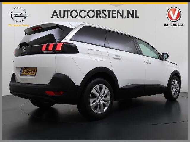 Peugeot 5008 T 131PK AUT-8 7-Pers. Navi 360°Camera Ecc Apple Carplay Android Auto Cruise Control Pdc Blue Executive Avantage Privacy Glas Lmv Isofix Led Regen-Lichtsensor Verkeersbord detectie Dealeronderhouden Origineel Nederlandse Auto 7 Zitter