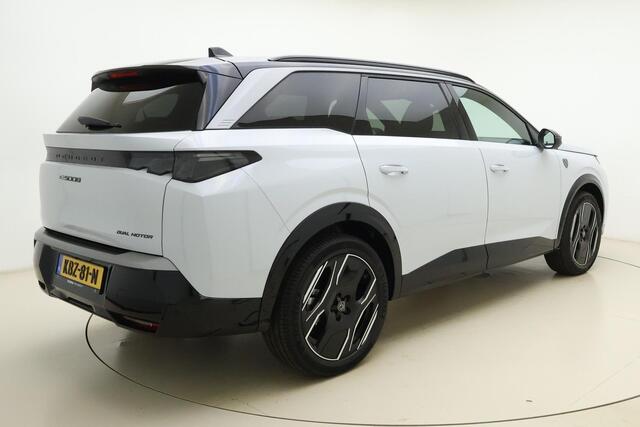 Peugeot 5008 e-5008 GT Exclusive Dual Motor 73 kWh AGR l Nappa Leder l Elektrisch Verstelbaar + Verwarmd/Massage l Matrix LED l Panoramic View l 360 Vision l ACC l DAB l Wireless Apple Carplay & Android Auto l Bluetooth l PDC l LMV