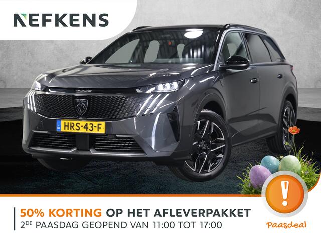 Peugeot 5008 1.2 Hybrid 145PK GT | 1ste eigenaar | AppleCarPlay/AndroidAuto | 7Persoons | Navigatie | Adaptive Cruise Control | Keyless | Stoel/StuurVerwarming | FULL LED | 360'Camera | Isofix | Privacy Glass | Parkeersensoren | Two-Tone | Elektrische Achterklep |