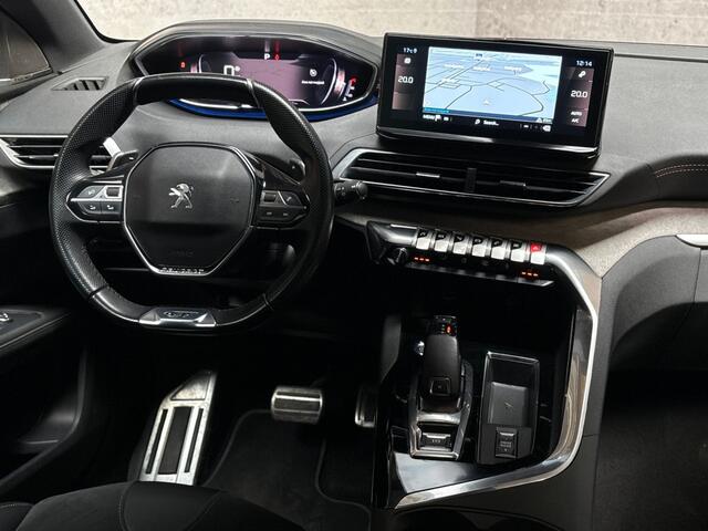 Peugeot 5008 1.2 PureTech GT-Line Automaat (MEMORY SEATS, FOCAL AUDIO, APPLE CARPLAY, 360 CAMERA, LEDER/ALCANTARA, ADAPTIVE CRUISE, STOELVERWARMING, KEYLESS, GETINT GLAS, LANE ASSIST, NIEUWSTAAT)