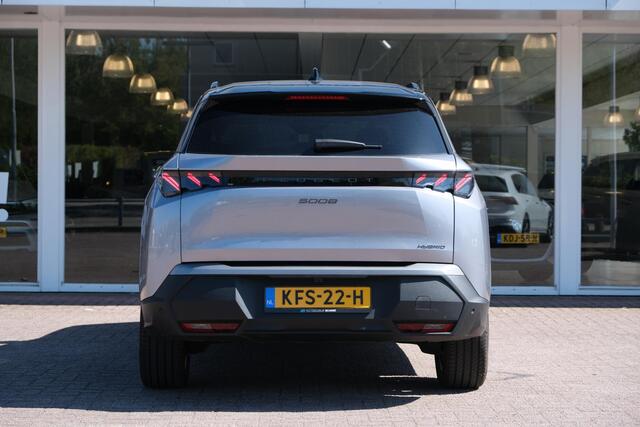 Peugeot 5008 1.2 Hybrid 145pk e-DCS6 GT 7 Persoons | Navi | App Connect | Adaptive Cruise | Panoramadak | Camera | Keyless | Stoelverwarming | Elektrische Achterklep | PDC
