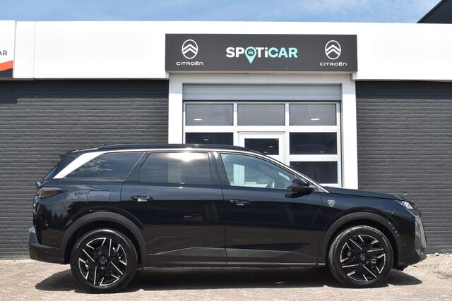 Peugeot 5008 Hybrid 145pk DCS-6 GT Automaat | Navigatie | Airconditioning ECC | Elek achterklep | 7 Persoons | Draadloos Apple Carplay & Android Auto | Isofix Bevestigingspunten | Lichtmetalen Velgen | Verschuifbare stoelen middelste zitrij | Dodehoek Detectie | Zeer