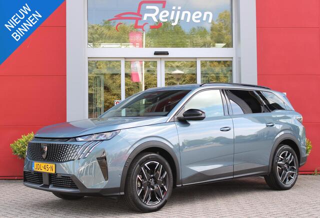 Peugeot 5008 1.2 Hybrid 145PK ALLURE 7p | 360° VISION & DRIVE ASSIST PACK: ANTI DIEFSTAL ALARM MET SUPERVEGRENDELING/VERWARMBAAR VOLLEDEREN STUURWIEL/VISEOPARK 360° HD CAMERA'S MET PARKEERHULP VOOR, BUITENSPIEGELS MET KANTELFUNCTIE BIJ HET ACHTERUITRIJDEN/ADAPTIVE CRU