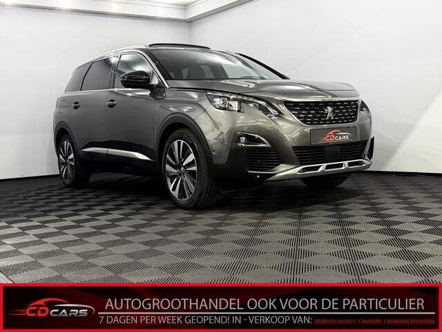 Peugeot 5008 1.2 PureTech Blue Lease GT-Line 7P Panoramadak, Camera, Navi, Half leder, Virtual desk, Elektrische achterklep, Keyless start