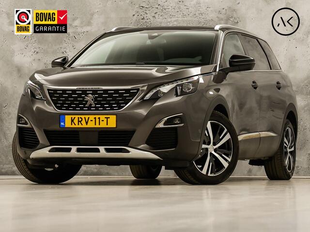 Peugeot 5008 1.2 PureTech GT-Line 7 Persoons (PANORAMADAK, APPLE CARPLAY, LEDER, STOELVERWARMING, 360 CAMERA, DRIVE SELECT, KEYLESS, GETINT GLAS, NIEUWSTAAT)