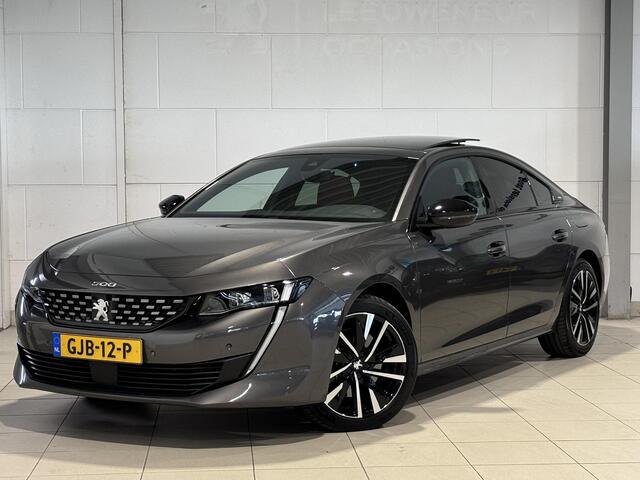 Peugeot 508 Berline GT Pack Business 1.6 PHEV HYbrid 225pk e-EAT8 AUTOMAAT | FULL-OPTIONS! | NAPPA LEDER | SCHUIF/KANTELDAK | TREKHAAK | NIGHTVISION | 360° CAMERA