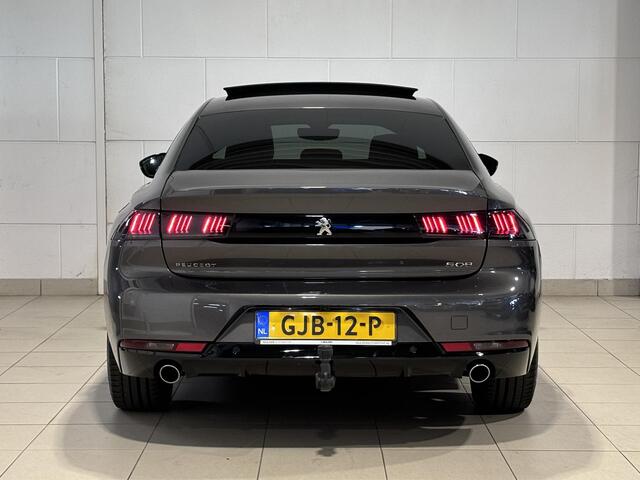 Peugeot 508 Berline GT Pack Business 1.6 PHEV HYbrid 225pk e-EAT8 AUTOMAAT | FULL-OPTIONS! | NAPPA LEDER | SCHUIF/KANTELDAK | TREKHAAK | NIGHTVISION | 360° CAMERA