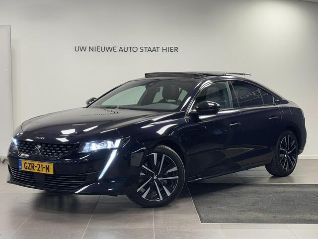Peugeot 508 Berline GT Pack Business 1.6 PHEV HYbrid 225pk e-EAT8 AUTOMAAT | FULL-OPTIONS! | NAPPA LEDER | SCHUIF/KANTELDAK | TREKHAAK | NIGHTVISION | HANDSFREE A.KLEP | 360° CAMERA