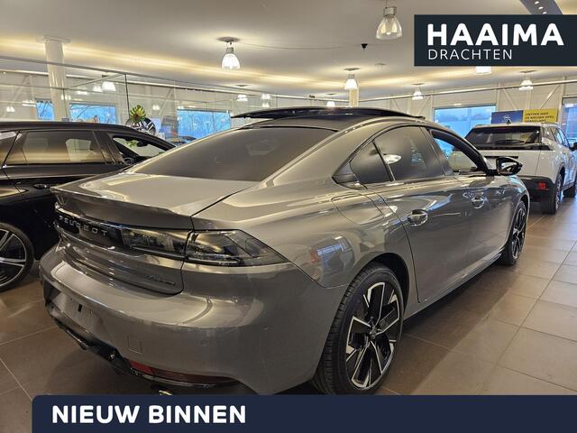 Peugeot 508 1.6 HYbrid 180 Allure | Uit voorraad leverbaar! | Elektrisch schuif/kantel dak | FOCAL Hi-Fi | 360° Camera | LED Matrix | Adaptief onderstel | Handsfree kofferklep | VOL opties!