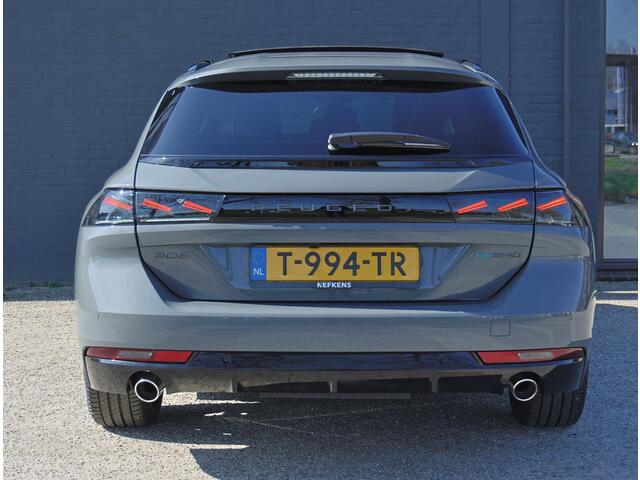 Peugeot 508 SW 1.6 HYbrid 180PK Allure | Panorama/Schuifdak | Navigatie | Achteruitrijcamera | Parkeersensoren | Keyless | Matrix LED Koplampen | Dodehoek Detectie | Climate Control | Adaptieve Cruise Control | 17" LMV | Apple Carplay/Android Auto |