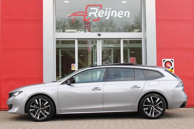 Peugeot 508 SW 1.6 HYbrid 225PK GT PACK BUSINESS | PANORAMISCH SCHUIF/KANTEL DAK | FOCAL AUDIO SYSTEM | ADAPTIVE CRUISE CONTROL | DODEHOEK DETECTIE | LEDEREN BEKLEDING | ELEKTRISCH BEDIENBARE VOORSTOELEN MET GEHEUGENFUNCTIE | 19" LICHTMETALEN VELGEN | FULL LED KOPLAM