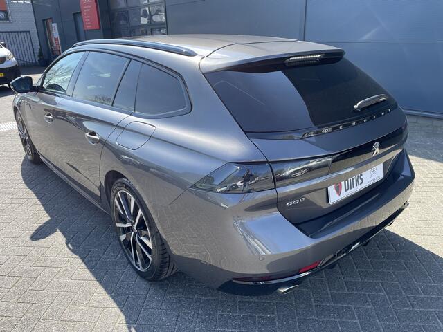 Peugeot 508 SW 225pk HYbrid GT (Elektrisch Schuifdak - Trekhaak - Leder incl verwarming/massage/geheugen - Focal Electra - Elektrische klep - Keyless Entry - Camera)