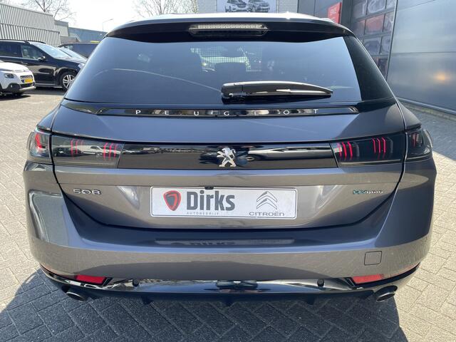 Peugeot 508 SW 225pk HYbrid GT (Elektrisch Schuifdak - Trekhaak - Leder incl verwarming/massage/geheugen - Focal Electra - Elektrische klep - Keyless Entry - Camera)