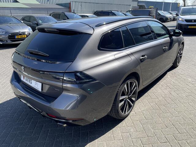 Peugeot 508 SW 225pk HYbrid GT (Elektrisch Schuifdak - Trekhaak - Leder incl verwarming/massage/geheugen - Focal Electra - Elektrische klep - Keyless Entry - Camera)
